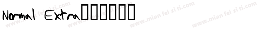 Normal Extra字体转换